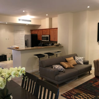One Woodbrook, Fully furnished and equipped 2 bedrooms, 2 bathrooms apartment.