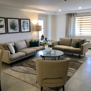 FULLY FURNISHED 2 BEDROOM, 2 BATHROOM MODERN BAYSIDE TOWERS APARTMENT FOR SALE -COCORITE, NORTH WEST