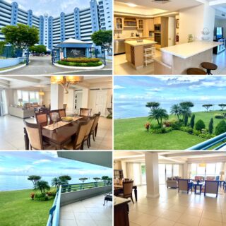 LA RIVIERA- FURNISHED, END UNIT, 4 BEDROOM LA RIVIERA APARTMENT FOR RENT OR SALE WITH FULL OCEAN VIEWS-WESTMOORINGS ON THE SEA