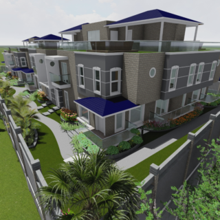 Eight (8) tri-level housing units – Green Park Residence – Positively Innovative