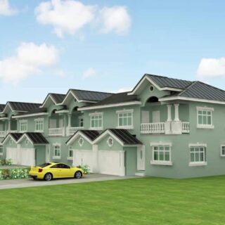 Lovely, large townhouses in lush gated community in St. Joseph