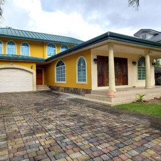 CHUMA MONKA, PETIT VALLEY – Semi-furnished Two storey HOUSE for rent – $13,000 negotiable