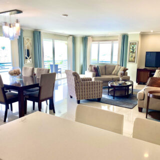 TOTALLY UPGRADED 3 BEDROOM, 2 BATHROOM BAYSIDE TOWERS, FULLY FURNISHED APARTMENT FOR SALE