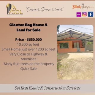 House and Land for sale – Claxton Bay