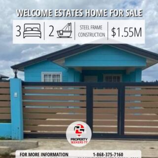 Brand New House for Sale-Welcome Estates Cunupia