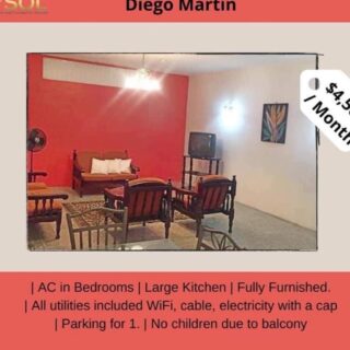 Two bedrooms apartment – Diego Martin