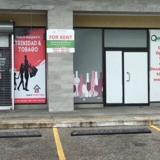O’Meara Plaza, Arima Ground Floor 1,600 s.f. Retail Space for Rent