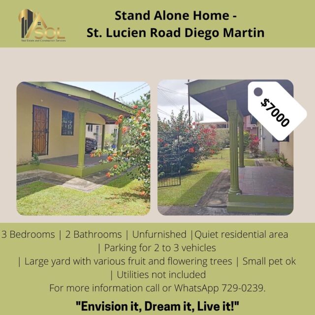 3 Bedroom Home Diego Martin