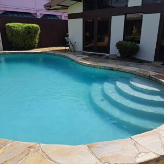 West Moorings  House with  pool  for rent