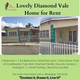 4 Bedroom Diamond Vale Home for Rent