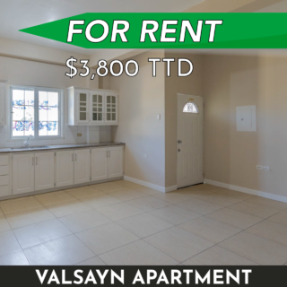 Valsayn Apartment for Rent: 1 Bed, 1 Bath, Unfurnished