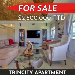 Trincity Apartment for Sale: 3 Beds, 2.5 Bath, Fully-Furnished