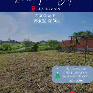 Approved Residential Land for Sale in La Romain