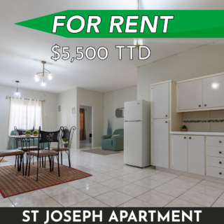 St Joseph Apartment for Rent: 2 Bed, 2 Bath, Semi-Furnished