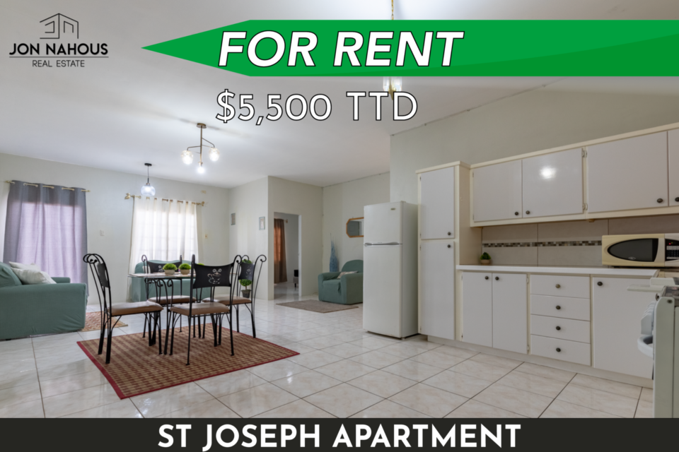 St Joseph Apartment for Rent: 2 Bed, 2 Bath, Semi-Furnished