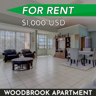Woodbrook Apartment for Rent: 2 Beds; 2 Baths, Fully Furnished