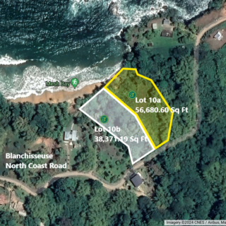 Reduced!! Lot 10a and Lot 10b: Waterfront Blanchisseuse Land