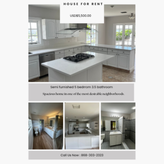 FOR RENT – GOODWOOD PARK   USD$5,500.00