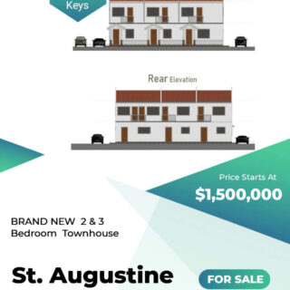 New 2 and 3 bedroom Townhouses in St. Augustine