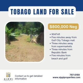 TOBAGO LAND FOR SALE-$800K Neg.