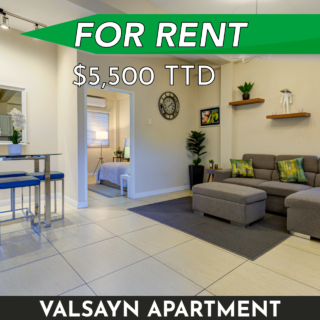 Valsayn Apartment for Rent: 1 Bed, 1 Bath, Fully-Furnished