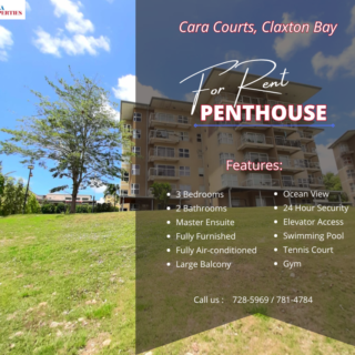 3 Bedroom Penthouse – Cara Court, Claxton Bay  