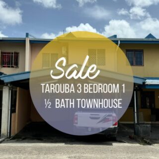Tarouba 3 Bedroom 1 ½ Bath Townhouse For Sale