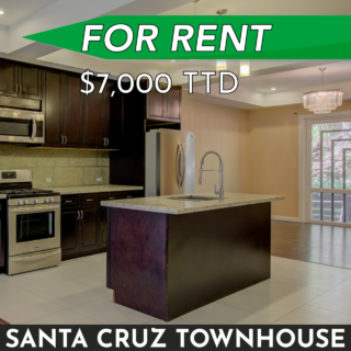 Santa Cruz Townhouse for Rent: 3 Beds, 2.5 Baths, Semi-Furnished