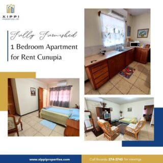Fully Furnished 1 Bedroom Apartment for Rent Cunupia-$4000 Monthly