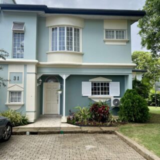 END UNIT 3 BEDROOM, 2 AND 1/2 BATHROOM, SEMI-FURNISHED TOWNHOUSE LOCATED IN VICTORIA VILLAS, EARLY DIEGO MARTIN.