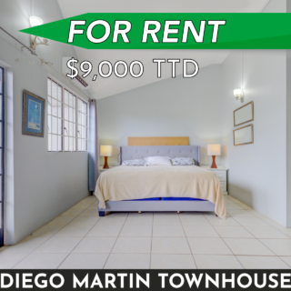 Diego Martin Tri-Level Townhouse for Rent: 3 Beds, 2.5 Baths, 2,420 sq.ft.