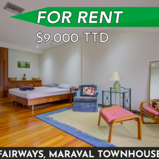 Maraval Tri-Level Townhouse for Rent: 3 Beds, 3 Baths, FF