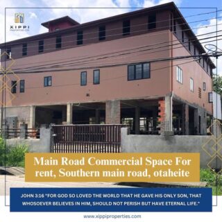 🏢MAIN ROAD  COMMERCIAL SPACE FOR RENT-  SOUTHERN MAIN ROAD, OTAHEITE  🏢-$6.00-$8.00 PER SQ FT.