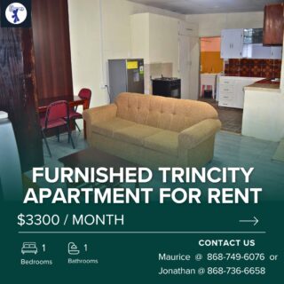 Trincity 1 Bedroom Apartment for Rent !