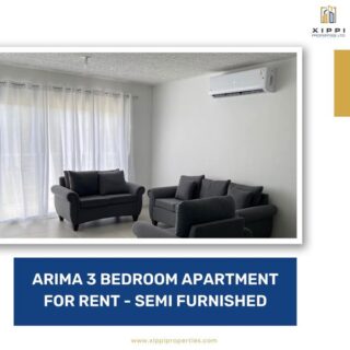 🏡3 BEDROOM APARTMENT FOR RENT ARIMA SEMI FURNISHED 🏡-$6K Monthly