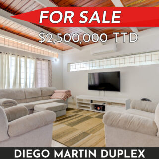 Diego Martin Duplex for Sale: 4 Beds, 2 Baths, 2,231 Sq.Ft