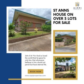 3 BEDROOM ST ANNS HOUSE ON OVER 3 LOTS FOR SALE-$5.5M