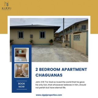 2 BEDROOM APARTMENT CHAGUANAS FOR RENT-$2800 MONTHLY