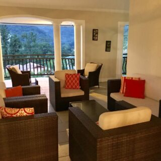 3 BEDROOM, 3 AND 1/2 BATHROOM FULLY FURNISHED APARTMENT LOCATED IN THE QUARTERS, MOKA HEIGHTS, MARAVAL