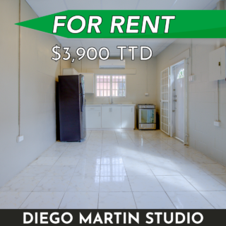 Diego Martin Studio for Rent: Semi-Furnished