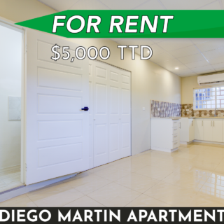 Diego Martin Apartment for Rent: 1 Bed, 1 Bath, SF