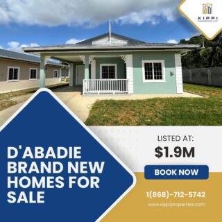 3 Bedroom Brand New D’abadie Homes For Sale-$1.9M and up