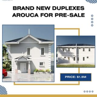 Brand New 3 Bedrooms Duplexes Arouca for PRE-SALE -$ 1.5M