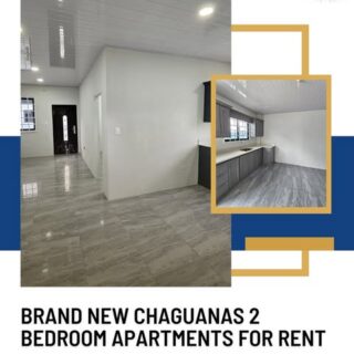 🏡 Brand New Chaguanas 2 Bedroom Apartments for Rent🏡-$5K Monthly