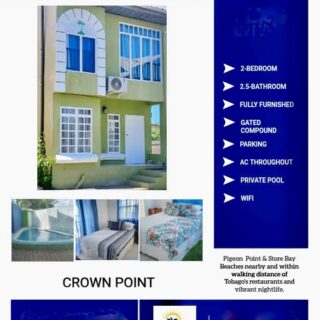 Townhouse for Sale – Crown Point, Tobago