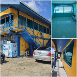 Commercial Spaces for rent in Lowlands, Tobago (UpStairs Kadd’s Supermarket)