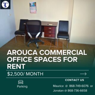 Arouca Commercial office spaces for Rent !!