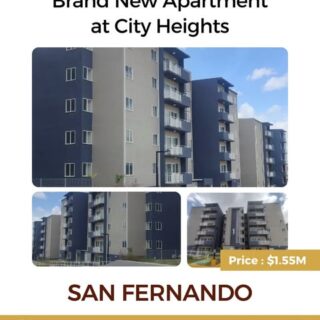 2 Bedroom Brand New Apartment at City Heights, San Fernando-$1.55M