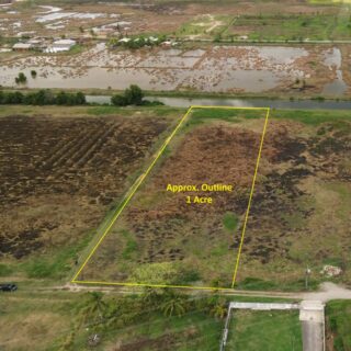 Charlieville, Chaguanas – Prime Agricultural Acre with River Access For Sale