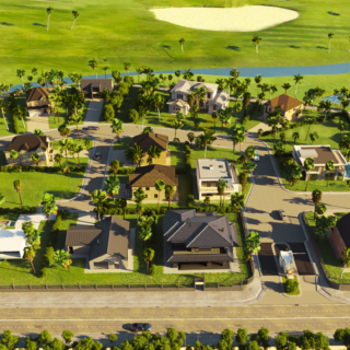 Infinity Lakes, Trinicity: Luxury Gated Community with security, located on the golf course